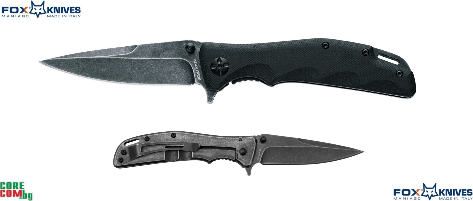 Black Fox Pocket Knife, Качествен и фунционален сгъваем нож, ножът е подходящ за ежедневно носене, изработен е от стомана 8Cr13MoV, подходящ за всички дейности на открито и за ежедневно носене, размер на острието: 9.0 см. / 3 мм, Black Fox