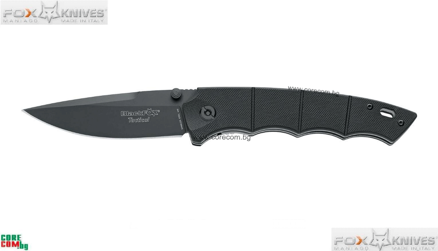 Black Fox Tactical Folding Knives, Фунционален и качествен сгъваем нож, подходящ за ежедневно носене, ножът е изработен от стомана 440C, подходящ за всички дейности на открито и за ежедневно носене, размер на острието: 9.5 см. / 4 мм, Black Fox Tactical