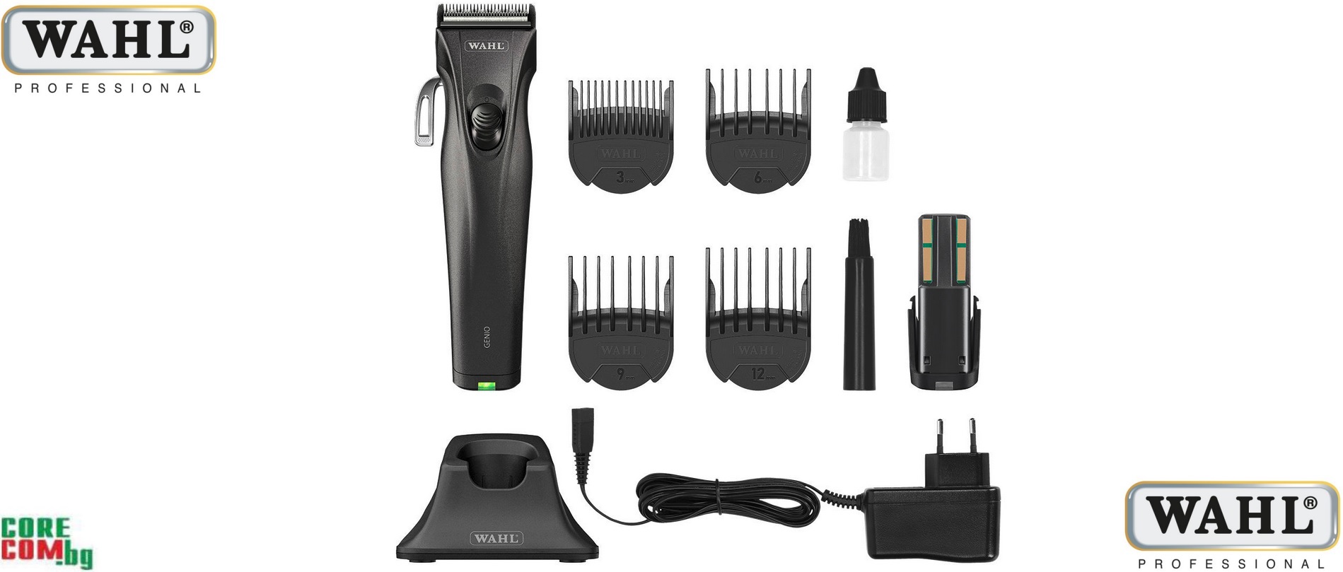 MOSER Professional "Genio Professional", Професионална машинка за основно подстригване, работа на акумулаторни батерии Genio Pro, Мозер Германия, Безплатна доставка в България!