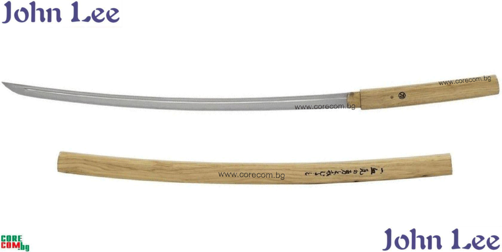 John Lee Shirasaya Katana, Изключително качествена Катана - модел "Shirasaya", Размер на острието: 72.5 см, Обща дължина: 100.5 см, John Lee Shirasaya Katana, Безплатна доставка в България!