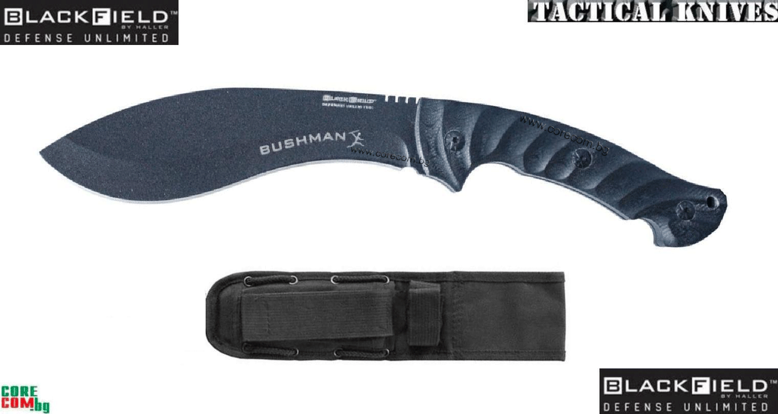 BlackField BUSHMAN Tactical Knives 88232, Тактически-боен нож, размер на острието: 14.5 см / 5 мм, Блякфилд 88232