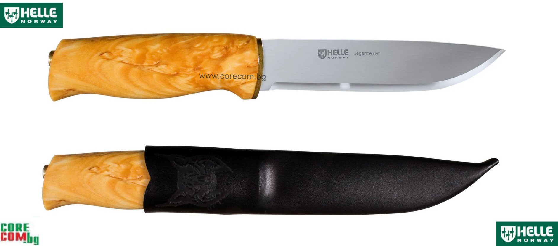 Helle JEGERMESTER 42 traditional Outdoor knives, longer blade 13.5 sm, Качествен и традиционен Скандинавски нож, подходящ за къмпинг, туризъм и лов, размер на острието: 13.5 см, Хеле Норвегия, Безплатна доставка в България!