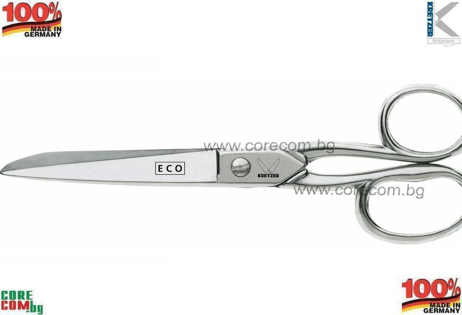 KRETZER SOLINGEN ECO Household Scissors 90218, Ножица за обща домакинска употреба - цяла отливка, размер на режещата част: 8.5 см., КРЕТЦЕР СОЛИНГЕН ЕКО 90218