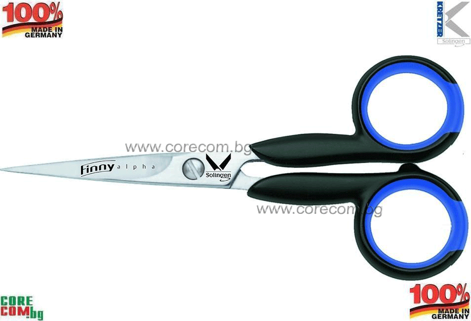 KRETZER SOLINGEN FINNY 70213, household & embroidery scissors, Прецизно изработена ножица, подходяща за финни детайли, бродерия или обща употреба, размер на режещата част: 6.5 см., КРЕТЦЕР СОЛИНГЕН FINNY 70213