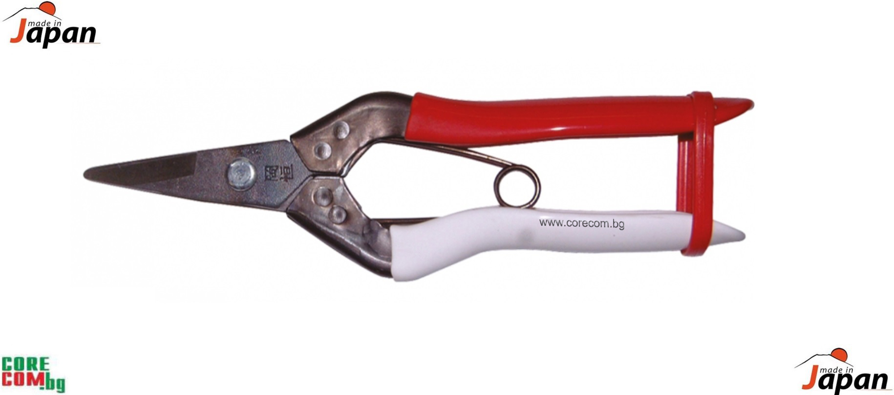 Okatsune Japan Professional Forged Thinning shears, Професионална лозарска и градинарска ножица, ножицата е изработена от кована високо-въглеродна стомана, размер на ножицата: 18 см./ 105 гр., Okatsune Japan