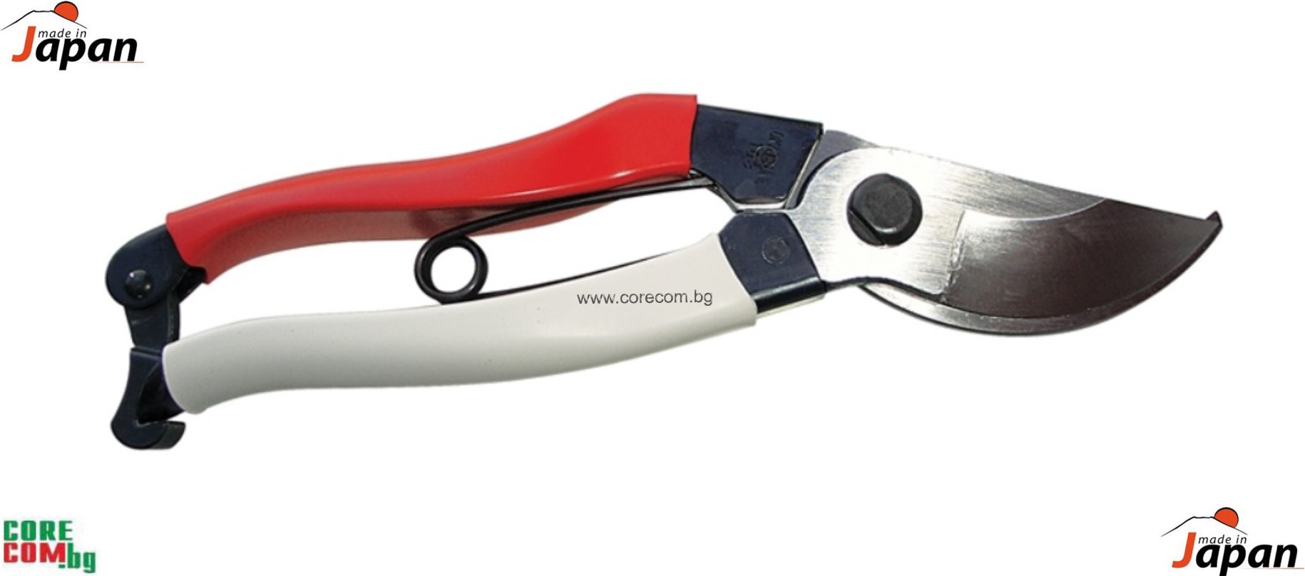 Okatsune Japan Professional Forged pruning shears, Професионална лозарска и градинарска ножица, ножицата е изработена от кована високо-въглеродна стомана, размер на ножицата: 18 см./ 177 гр., Okatsune Japan