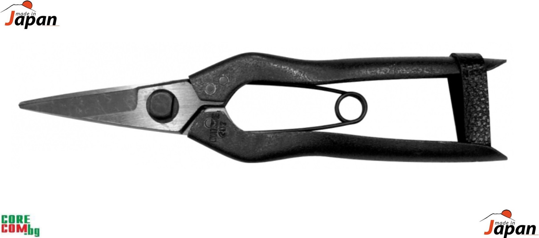 Okatsune Japan Professional Forged Thinning shears, Професионална лозарска и градинарска ножица, ножицата е изработена от кована високо-въглеродна стомана, размер на ножицата: 19 см./ 120 гр., Okatsune Japan