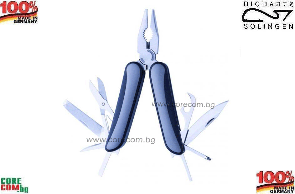 RICHARTZ SOLINGEN GERMANY, DRAGON TOOL, Мултифункционален инструмент - Мултитул с 11 различни функции, РИХАРДС СОЛИНГЕН DRAGON TOOL