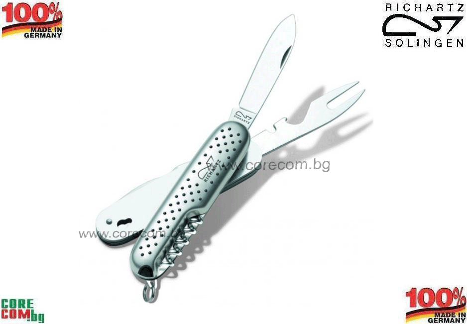 RICHARTZ SOLINGEN GERMANY, STRUKTURA CLASSIC PICKNICK 3, Мултифункционален джобен нож с 3 различни функции, РИХАРДС СОЛИНГЕН STRUKTURA CLASSIC PICKNICK 3