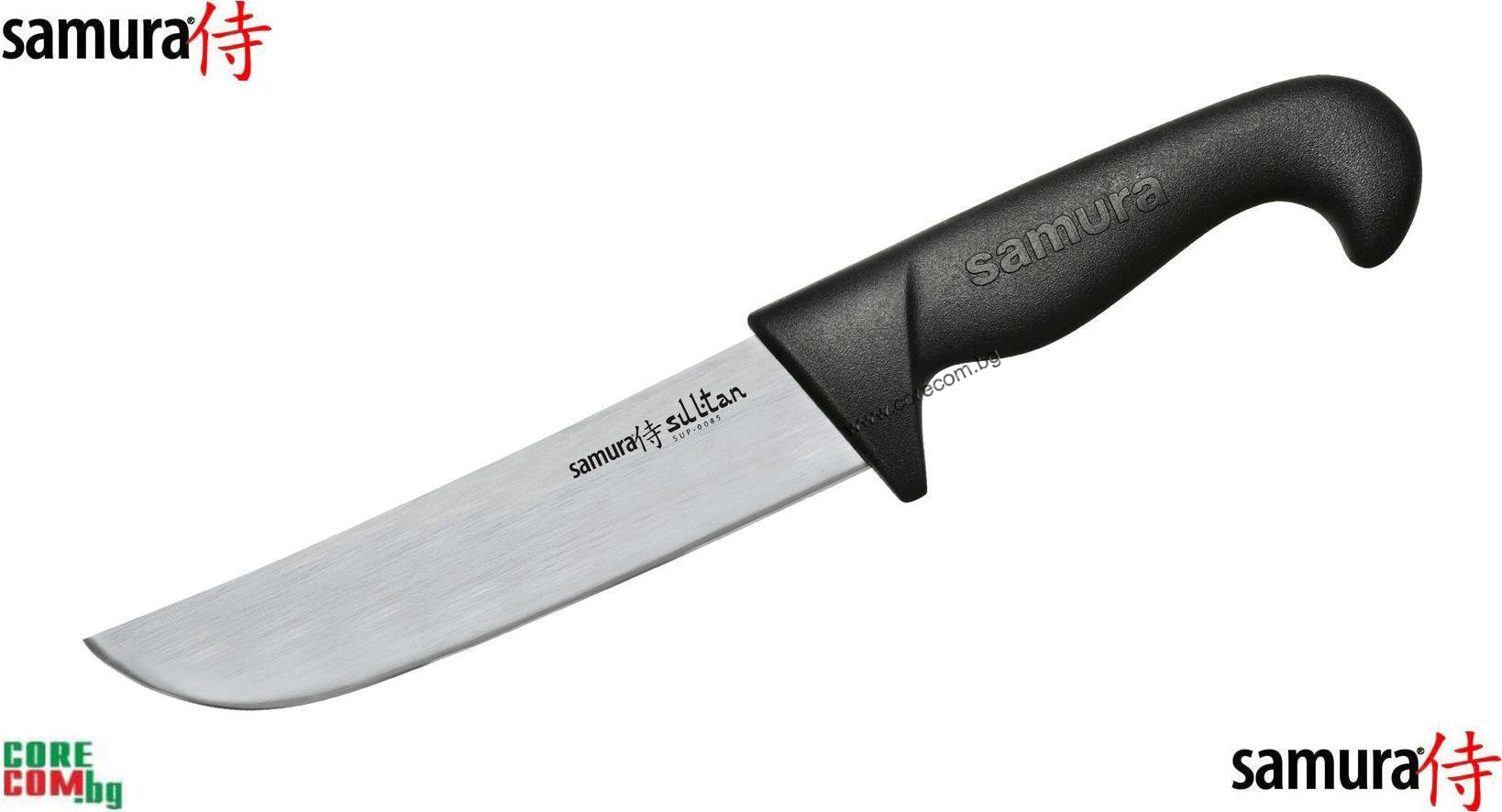 Samura "SULTAN PRO" Chef's knife, Професионален нож за месо, колбаси или обща употреба в кухнята, ножът е изработен от Японска неръждаема стомана AUS-8, размер на острието: 17 см., общ размер: 30.0 см, Самура Япония