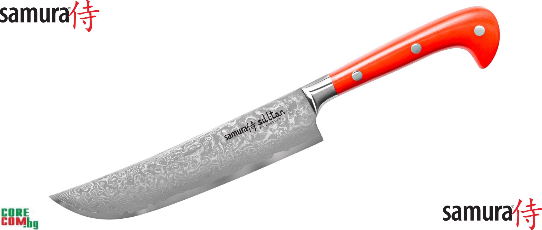 Samura "SULTAN Pichak" Chef’s Knife 16.5cm, 67 layers, Професионален кухненски нож, изработен от Дамаска стомана 67 слоя, размер на острието: 16.5 см, Самура Япония, Безплатна доставка в България!