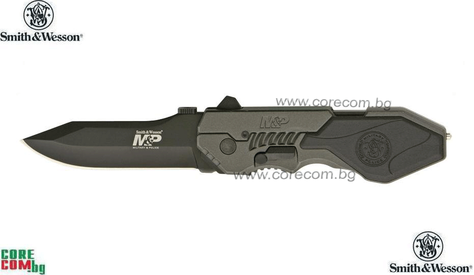 Smith and Wesson SWMP4L, Military & Police knives, Автоматичен военен нож, размер на острието: 9.1 см., Смит и Уесън SWMP4L