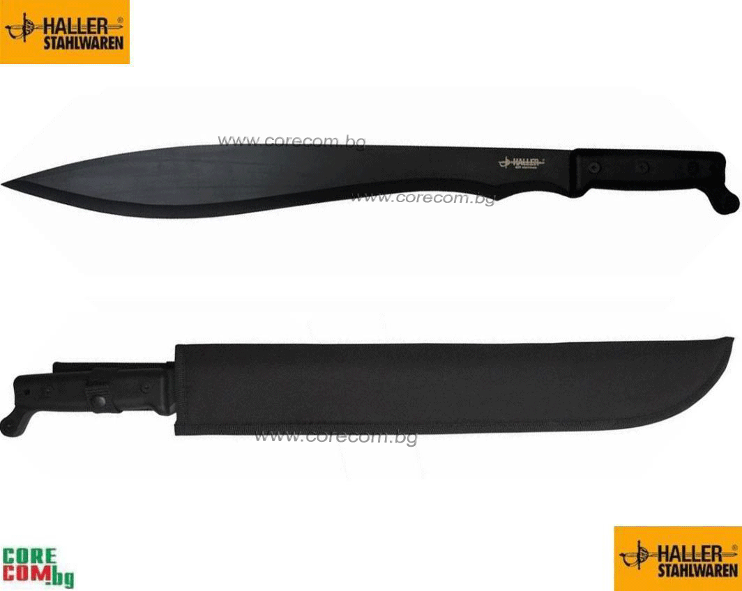 Haller Stahlwaren Germany Bolo Machete, Туристическо и къмпинг мачете, размер на острието: 44.1 см., ХАЛЕР Германия