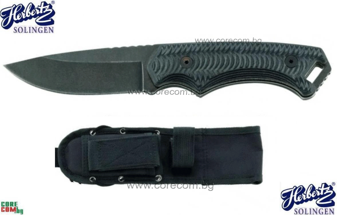 Herbertz Solingen Top-Collection Fixed Blade Tactical Knives 111509, Тактически - Боен нож с право острие, размер на острието: 10 см. / 4 мм., Хербертц Солинген Германия 111509
