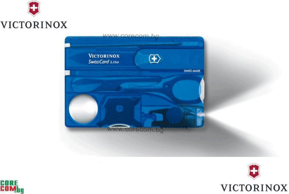 Victorinox Swiss Card Lite 0.7322.T2, Качествен и практичен и несесер, съдържащ 13 броя различни функции, Викторинокс Швейцария Swiss Card Lite 0.7322.T2