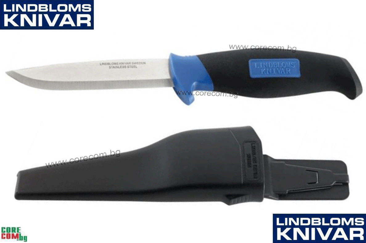 Lindbloms Knives Sweden, Качествен и практичен ловен или туристически нож, размер на острието: 10.5 см. / 2.5 мм., Lindbloms Швеция 1018
