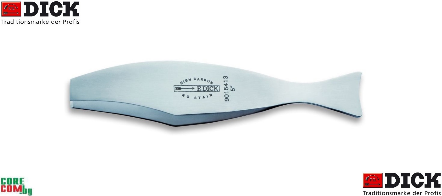 Dick Germany, Professional Fish Bone Tweezers 13.0 sm., Професионална пинсета за финни кости, пинсетата е изработена от неръждаема стомана и е подходяща за стерилизация, размер: 13.0 см., Dick Germany