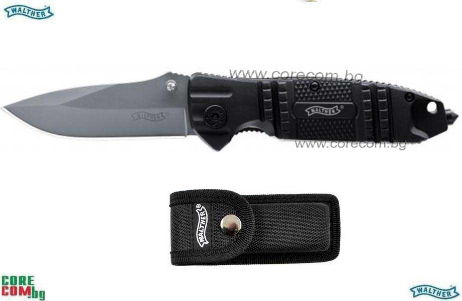WALTHER TACTICAL KNIVES 5.0717, Тактически сгъваем нож, размер на острието: 7.9 см., ВАЛТЕР Германия 5.0717