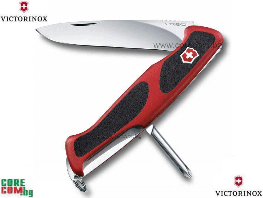 Victorinox RangerGrip 53, Сгъваем и мултифункционален джобен нож, размер на острието: 13 см. ВИКТОРИНОКС ШВЕЙЦАРИЯ 0.9623.C